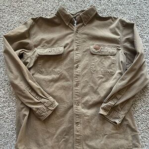 Carhartt Men’s XL Brown Work Shirt Long Sleeve